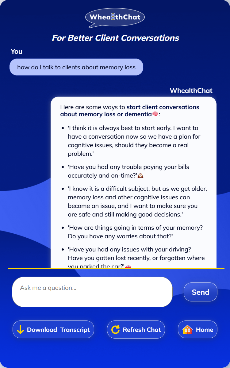 Chatbot Screenshot 6